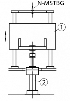 Kontaktschalter -N-MSTBG mit Anschlag