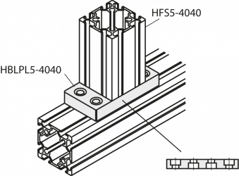 Anwendungsbeispiel für einen Plattenverbinder