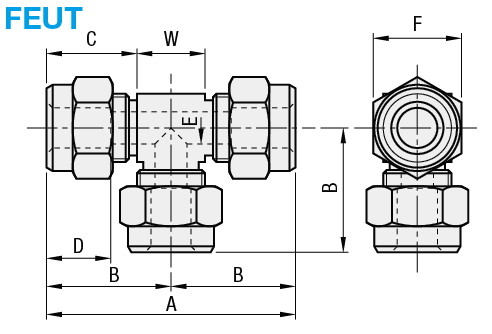 Fluor-Kunststoff-Kupplungen/T-Stutzen:Verwandte bildanzeige