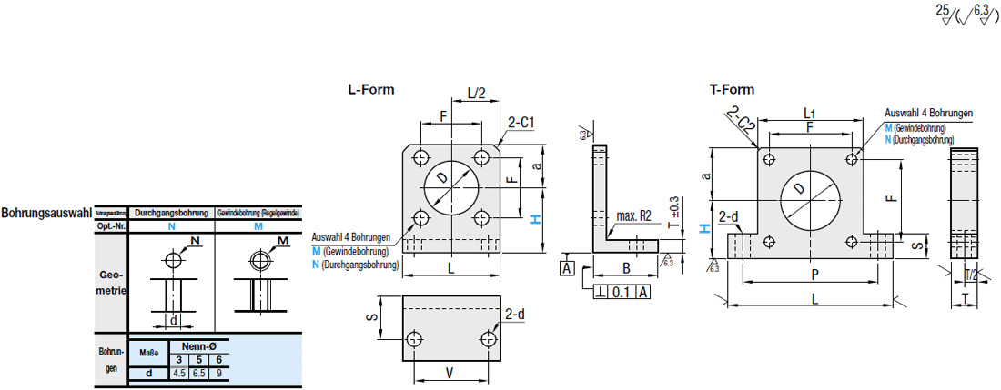 Kompaktzylinder-Halterungen/L-Form/T-Form:Verwandte bildanzeige