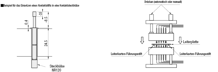 Federkontaktstifte/Serien NP120/NP120HD:Verwandte bildanzeige