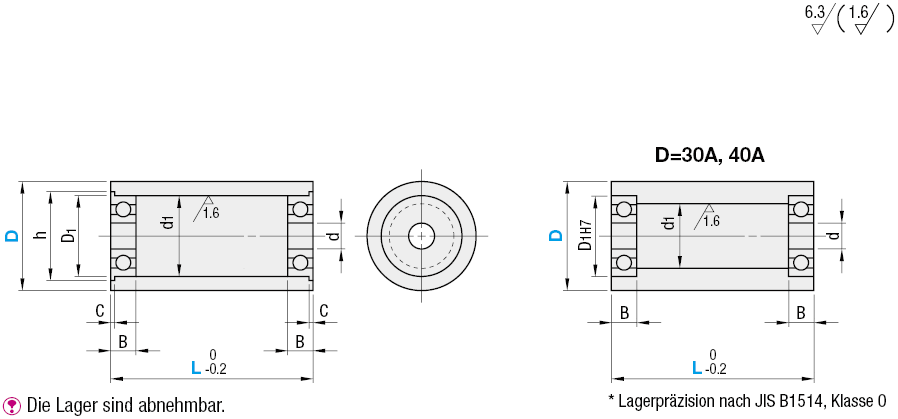 Laufräder für Flachriemen/Gerade/Breite 38~90:Verwandte bildanzeige