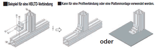 Serie 5/Starke Winkelverbinder für 2 Nut Profil:Verwandte bildanzeige