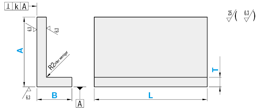 Winkel/Maße A/B und L konfigurierbar:Verwandte bildanzeige