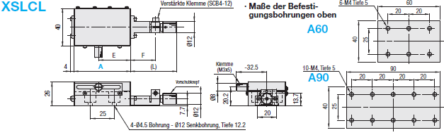 [Präzision] X-Achse/Schwalbenschwanzführung/Vorschubschr./Manipulationssichere Justierung:Verwandte bildanzeige