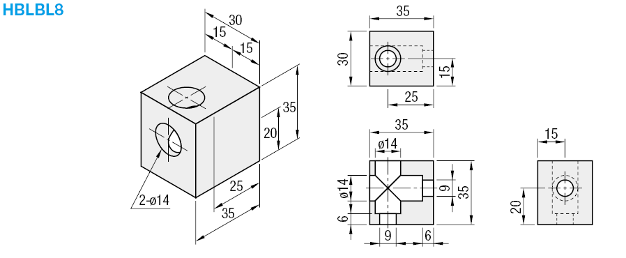 Serie 8/Block-Halterungen:Verwandte bildanzeige