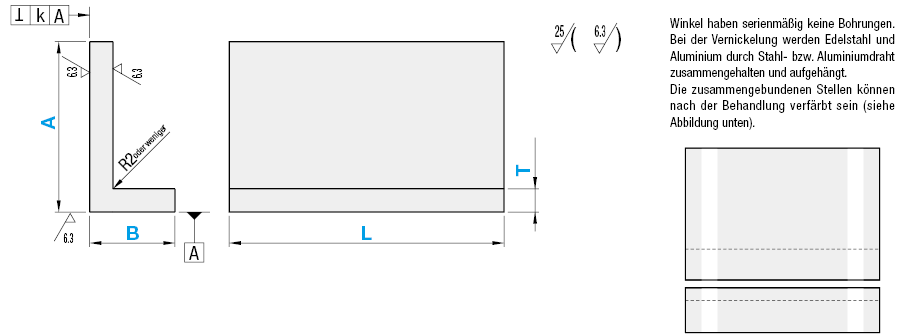 L-Winkel/Oberflächenbehandelt/Rechtwinkligkeit der äußeren Bezugsfläche konfigurierbar:Verwandte bildanzeige