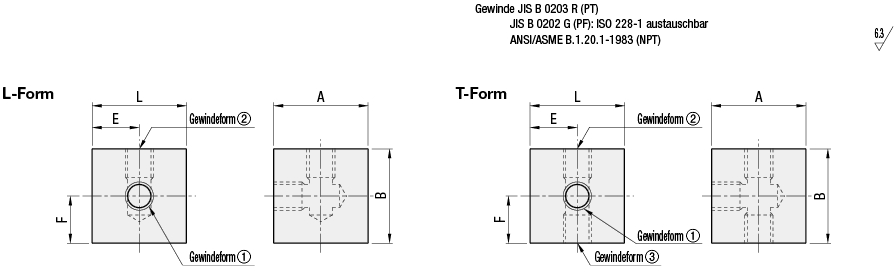 Adapter-Rohrfittings -L-Form/T-Form:Verwandte bildanzeige