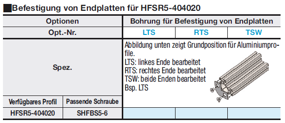 Serie 5/Endplatten aus Edelstahl/L-Form/40x40x20 mm:Verwandte bildanzeige