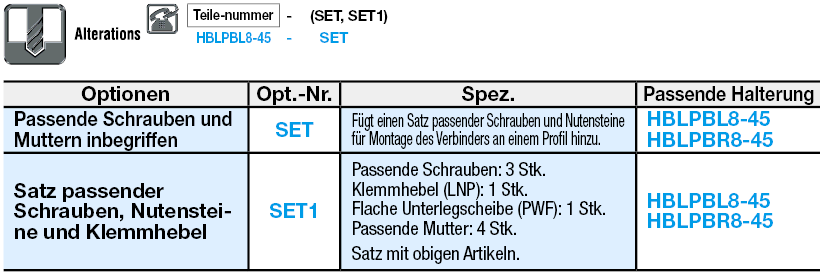 Serie 8-45/Freiwinkel-Blechverbinder:Verwandte bildanzeige