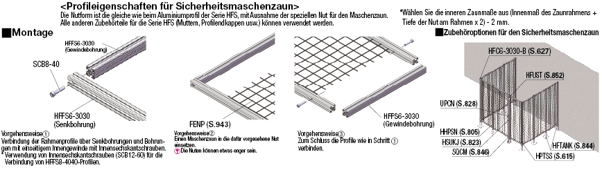 Rahmen für Sicherheitszäune/40x40 mm:Verwandte bildanzeige