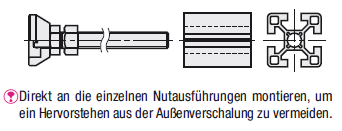 Stellfüße für Aluminium-Strangpressprofile/Platzsparende Ausführung:Verwandte bildanzeige