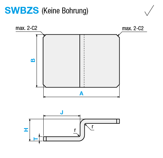 Blechverbinder-Montageplatten/Halterungen/Z-Form:Verwandte bildanzeige