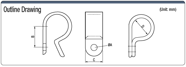 Cable Clip (Nylon / Economical):Related Image