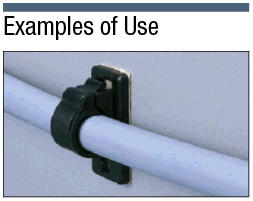 Nylon Cable Clip (One-Touch Mounted):Related Image