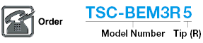 TSC series carbide ball end mill, 3-flute / regular model:Related Image