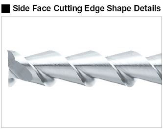 Carbide Square End Mill for Aluminum Machining, 2-Flute / 5D Flute Length (Extra Long) Model:Related Image