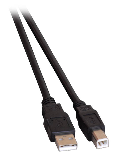 USB2.0 HI-SPEED-Kabel A-B schwarz