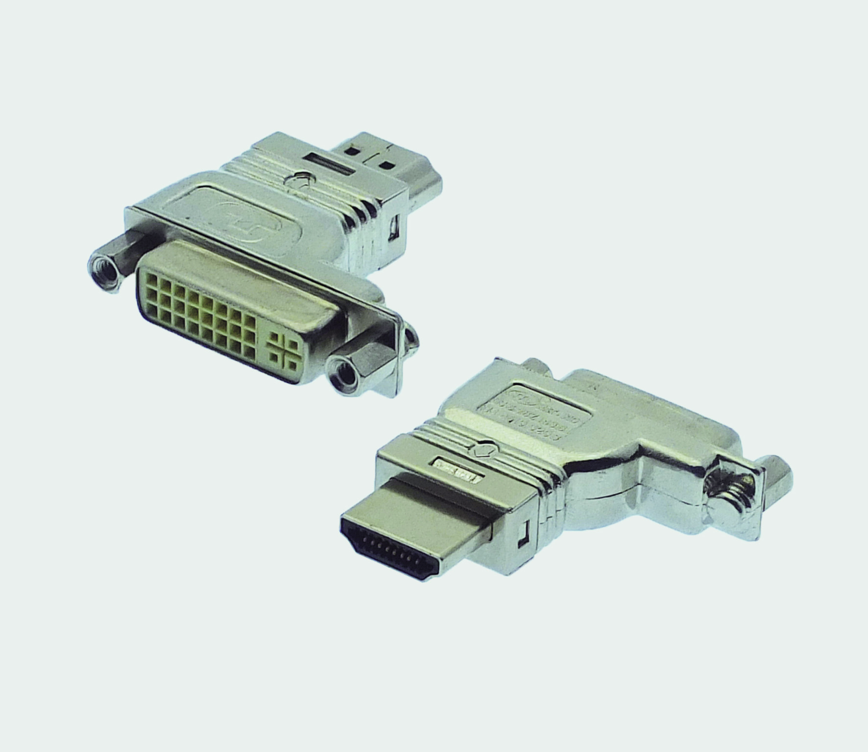 DVI-D Buchse (18+0) links versetzt auf HDMI Stecker (19 polig) 