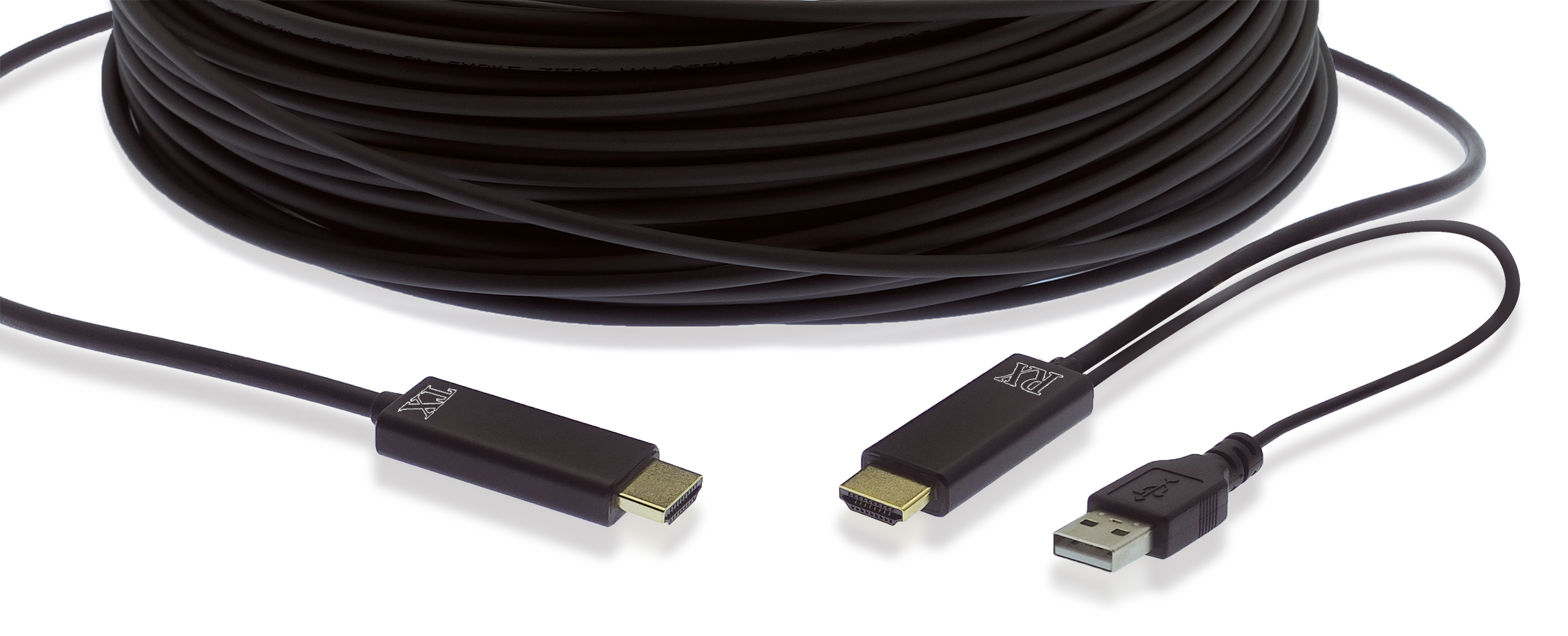 Hybridkabel HDMI A Stecker / HDMI A Stecker