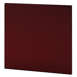 Uninorm, Frontplatte, Kunststoff, 3 mm, rot-transluzent NGS 98 FKT