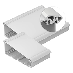 Alu-Topline, Gehäuse, IP65, Gehäuseprofile horizontal geteilt