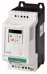 Frequenzumrichter, 230 V AC, 1-phasig, 10.5 A, 2.2 kW, IP20 / NEMA 0, Funkentstörfilter, 7-Segment-Anzeige DA1-127D0FB-B6SC