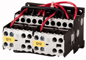 Wendeschützkombination, 380 V 400 V: 4 kW, 230 V 50 Hz, 240 V 60 Hz, Wechselstrombetätigung