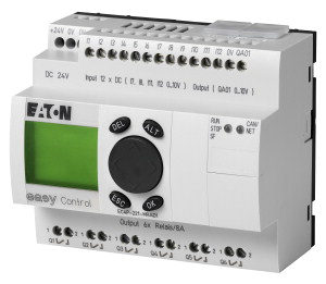 Kompaktsteuerung EC4P mit Display, 24VDC, 12DI (davon 4AI) , 6DO (R) , 1AO, CAN