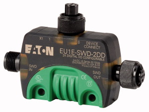 SWD T-Connector Ein- / Ausgabemodul IP69K EU1E-SWD-2DD