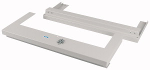 Dach / Boden-Paneel für Aufputz-Installationsverteiler mit Öffnung für Kabeleinführung BxT=600x249mm