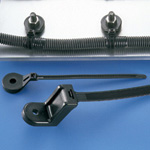 Insulok Kabelbinder mit Riemen-Verschlussmanschette, schwer entflammbar und witterungsbeständig