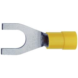 U-Anschluss 4 mm² 6 mm² Form des Loches ⌀ = 5,3 mm teilweise isolierter gelber Klauke 650