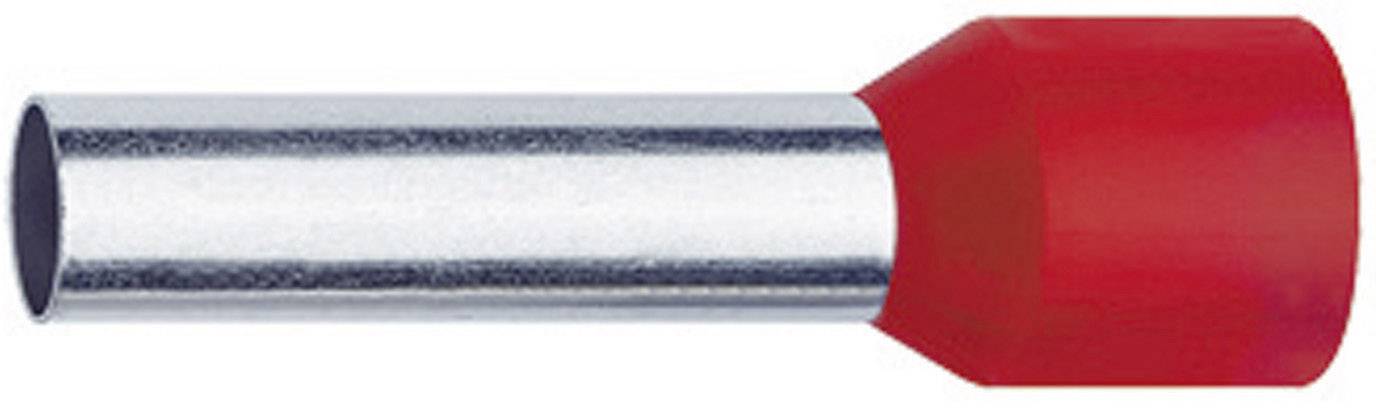47618 Klauke Ferrule 1 x 10 mm² x 18 mm teilweise isoliert rot 100 Stk.