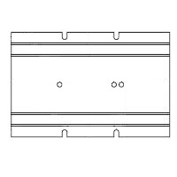 Halbleiterrelais G3NA, optionaler Kühlkörper Y92B-N50