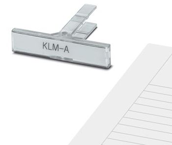 Klemmenleisten-Kennzeichnungsträger KLM-A + ESL