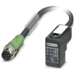 Sensor- / Aktor-Kabel SAC-3PP, Stecker gerade M12