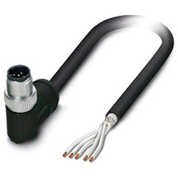 Sensor- / Aktor-Kabel SAC-5P, Stecker gewinkelt