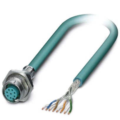 Konfektioniertes Ethernet-Kabel, VS-M12FSBP