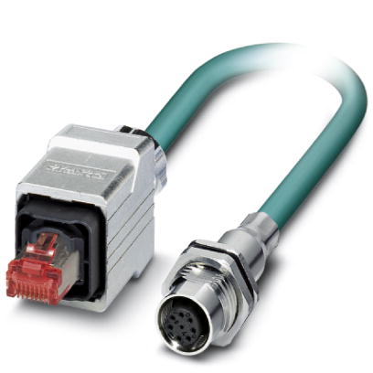 Konfektioniertes Ethernet-Kabel, VS-M12FSBP 1412383