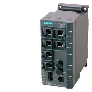 Industrieller Ethernet Switch SCALANCE X206-1