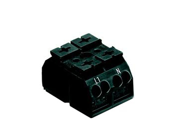 4-Leiter-Geräteanschlussklemme Ex e II 862, 2-polig, für Schraube und Mutter M3 oder für selbstschneidende Schraube, L1-N
