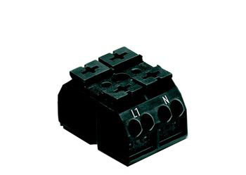 4-Leiter-Geräteanschlussklemme 862, 2-polig, für selbstschneidende Schraube, L1-N