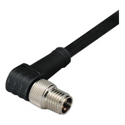 Sensor- / Aktorkabel, einseitig konfektioniert (mit freiem Leitungsende) , M8-Stecker winklig 756-5112/030-100