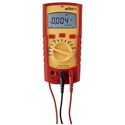Wiha Digitales Multimeter bis 1.000 V AC, CAT IV inkl. 2x AAA-Batterien