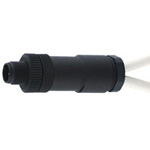 Rundsteckverbinder (feldkonfektionierbar) , Stift, gerade, Schraubanschluss, M12, 0.14 mm², 0.5 mm², Polzahl: 5, Schirmanschluss: Nein