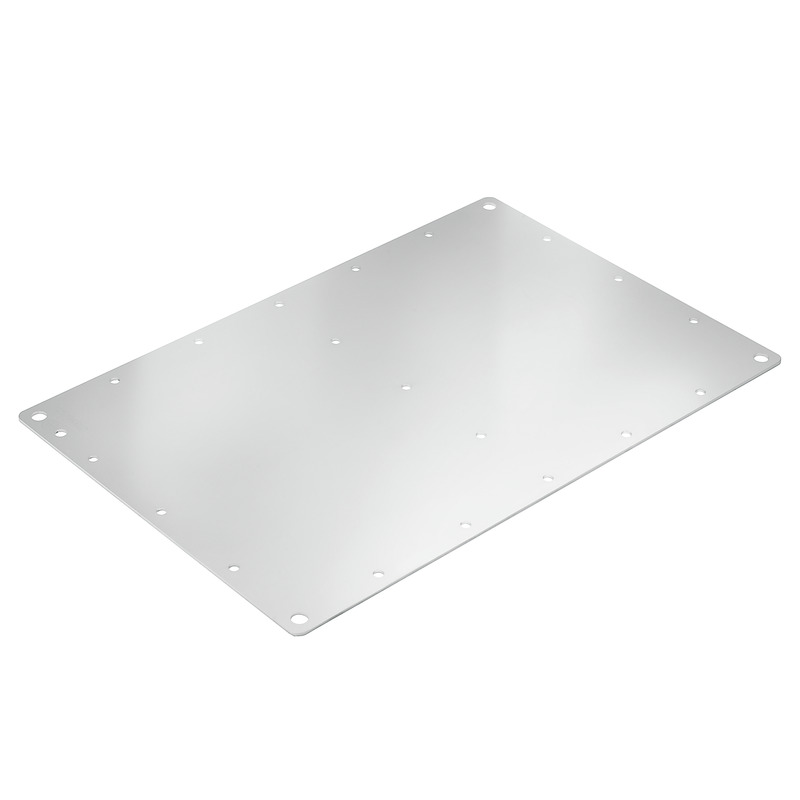 Montageplatte (Gehäuse) , Klippon EBi (Essential Box industrial) , Stahlblech, silber 1310480000