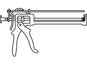 ART 88771 UPAT-UPM Ausdrückpistole Metall