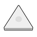 60° Dreieck positiv (ohne Loch) CBN TPGN160302T00815SE-KBN525