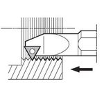 Innendurchmesser Gewindeschneide-Halter [für TPGB-Span] S...STWP Typ / S...STWP-E (Herausragende Stangen)  S16Q-STWPR11-20